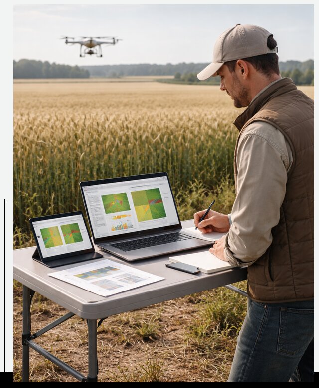 Система AI прогнозирования урожайности для точных агрономий в Реже