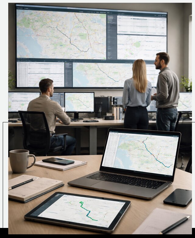 Трекинг грузов и Fleet Management, мониторинг автопарка в Реже