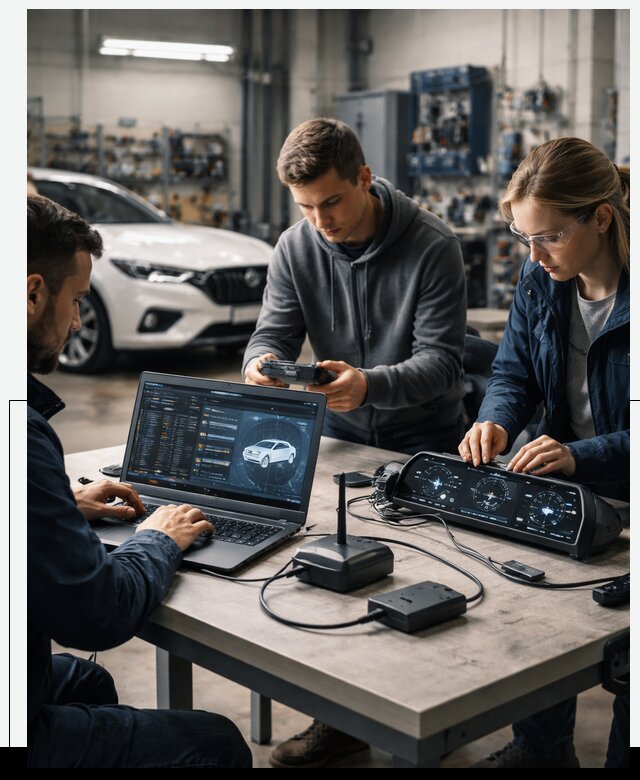 Разработка Connected Car и ПО для автопрома в Реже